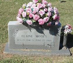 Elaine Moses M Morial Find A Grave