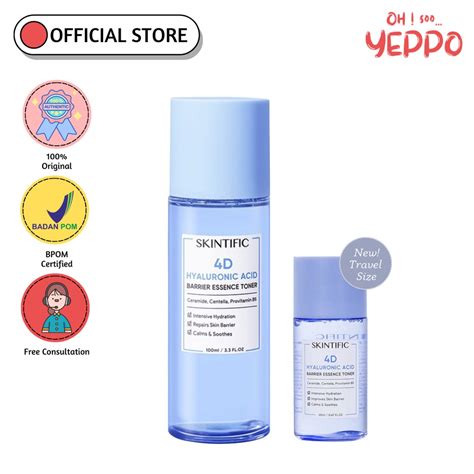 Jual Skintific D Hyaluronic Acid Barrier Essence Toner Hydration Ml