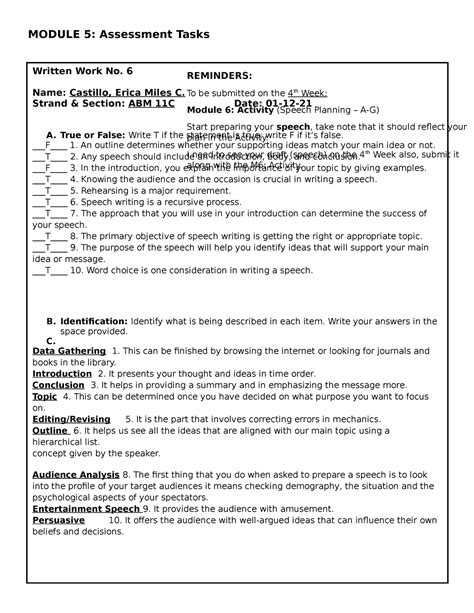 ABM11C EMCastillo M6WW MODULE 5 Assessment Tasks Written Work No 6