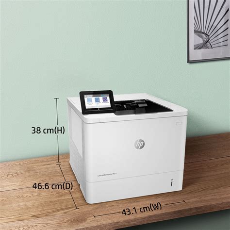HP LaserJet Enterprise M611dn High-Volume Monochrome Laser Printer — with High-Capacity Stand & Stapler/Stacker Finisher (CAC-PIV) (499Q-FINISHER-CAC-PIV)