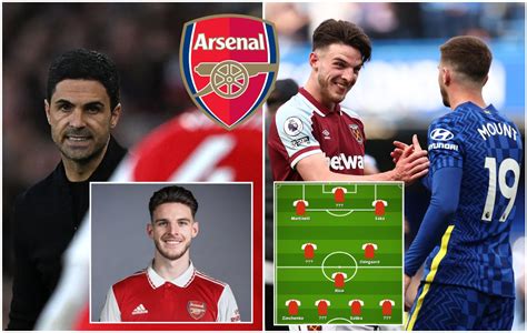 Arsenal Transfer News Xi If They Land Rice Mount Fresneda