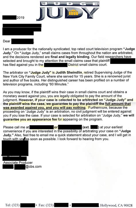 Curious what a litigant would receive when they're asked to be on the