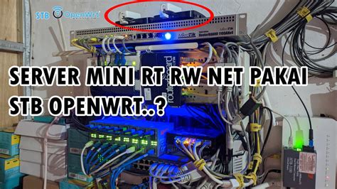 SERVER MINI RT RW NET PAKAI SUMBER INTERNET DARI GSM Simak Video