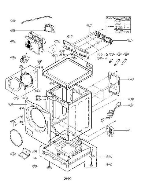 Lg Wm3500cw Washing Machine Parts