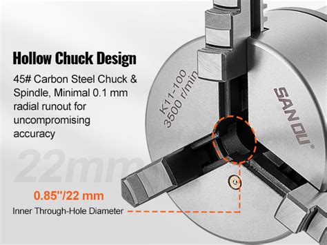 Vevor Dividing Head K Mm Jaw Chuck Cnc Router Milling Machine