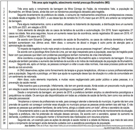 Simulado Analista de Sistemas TJ SP Interpretação de Textos