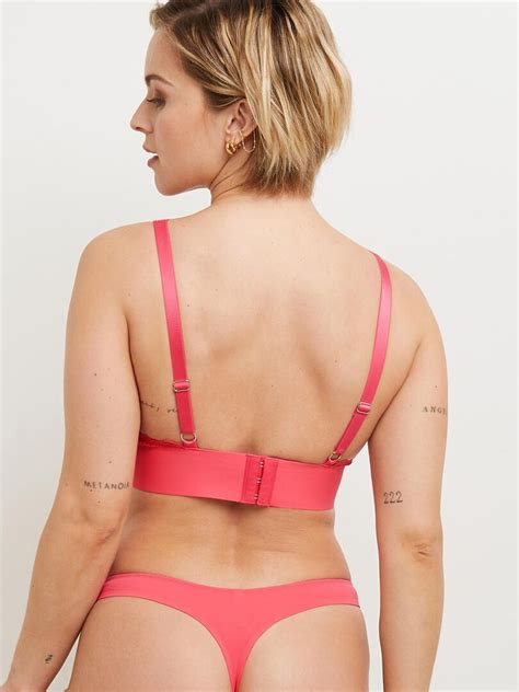 Soutien Gorge Sans Armature Dora RougeGorge Lingerie Orange Corail Kiabi
