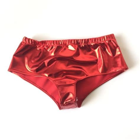 Gode 9 Cm Rouge Slip Avec Fesses Plug Anal Vagin Gode Pantalon