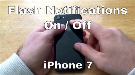 How To Turn LED Flash For Alerts On Off IPhone 7 7 YouTube