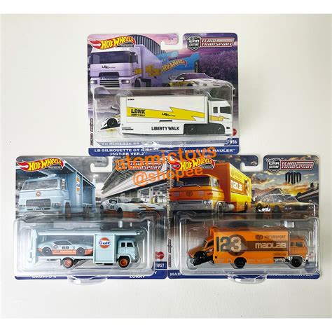 Hot Wheels Nissan Lbwk R Lb Silhouette Gtrr Mazda Rx Gt De Tomasa Pantera Team Transport Dash