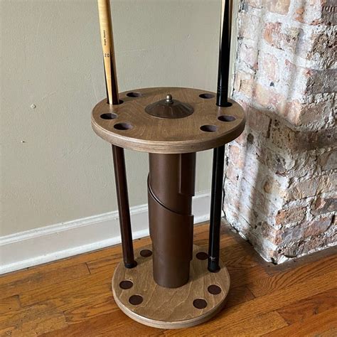 Pool Cue Stand Floor Etsy