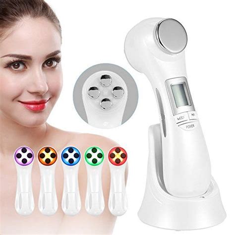 5 In 1 Facial Beauty Device RF Frequency Lifting EMS Electroporation