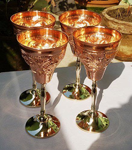 Amazon Handmade Pure Copper Wine Goblet Size 16 Ounce Copper