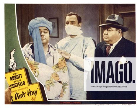 It Ain T Hay Uslobbycard From Left Lou Costello Bud Abbott Eugene