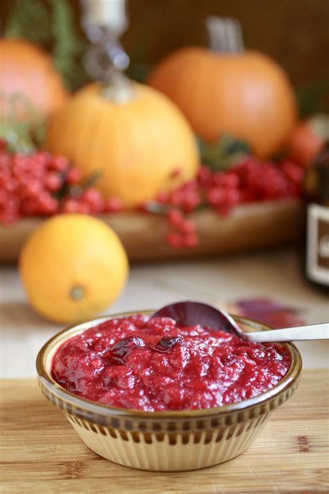 Cranberry Orange Sauce with Grand Marnier (Triple Orange Flavor