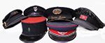railway hats quantity  comprising station uniform buttons