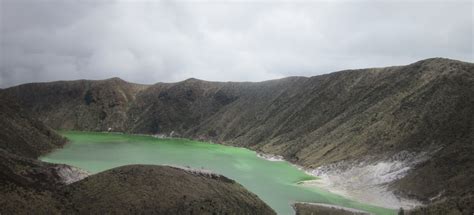 Laguna Verde Volc N Azufral Nari O Colombia Volcanes Lagunas Narino