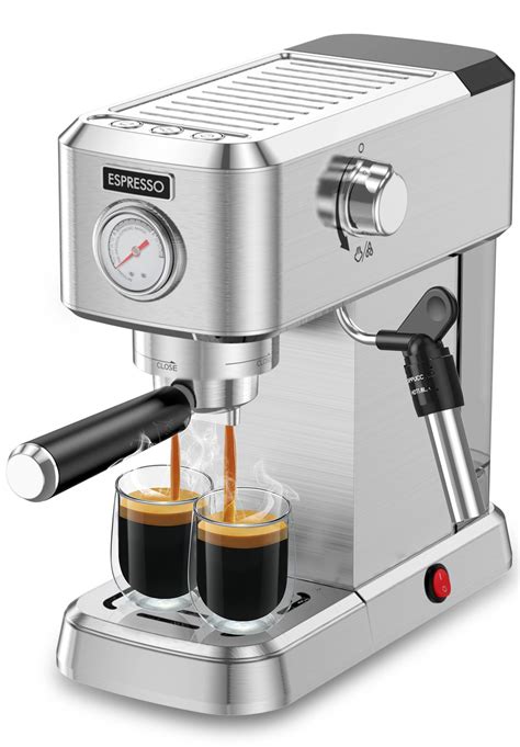 Espresso Machine 20 Bar, Professional Espresso Maker with Milk Frother