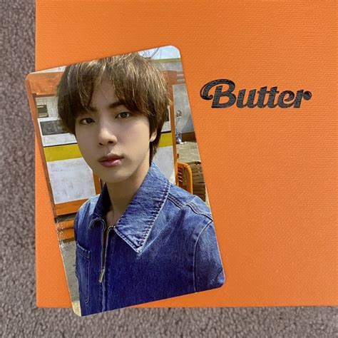 Jual Official Photocard Bts Butter Peaches Version Pob Weverse Jin