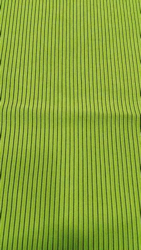 Black Linning Polyester Lycra Fabric Print Check Stripes Color