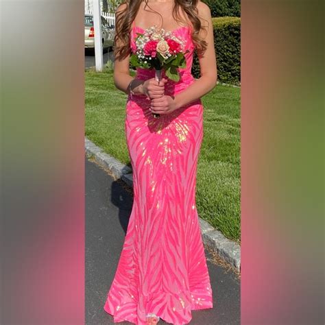 Jovani Dresses Jovani Hot Pink Prom Dress Poshmark