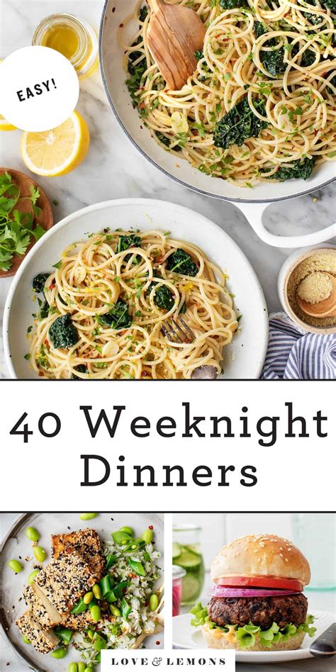 40 Easy Weeknight Dinners Recipes By Love And Lemons