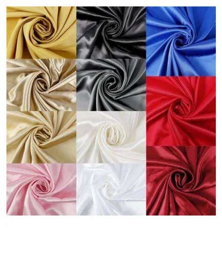 Inch Plain Malai Satin Fabric Trusted Manufacturer In India Gsm