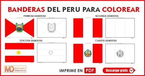 Top Imagenes De La Bandera Del Peru Para Colorear Otosection