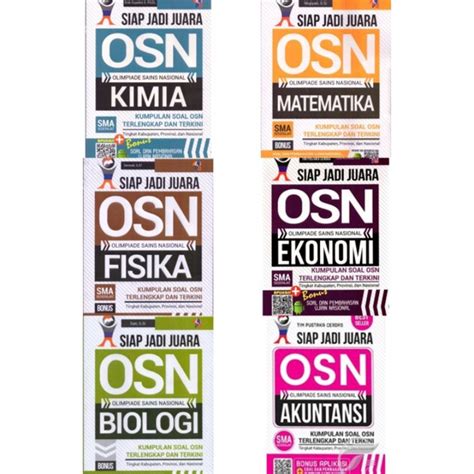 Jual Siap Jadi Juara Osn Kimia Fisika Biologi Matematika Ekonomi