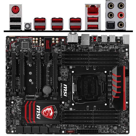 Материнская плата MSI X99A Gaming 7 X99 Socket-2011-v3 8xDDR4, 10xSATA3 ...