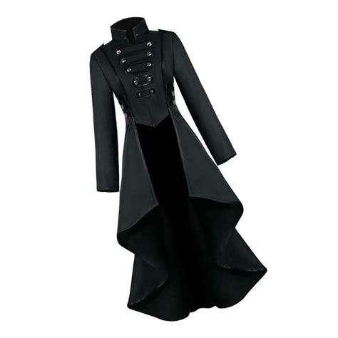 Coat Jacket Zipper Dress Tailcoat Frock Coat Party Ebay