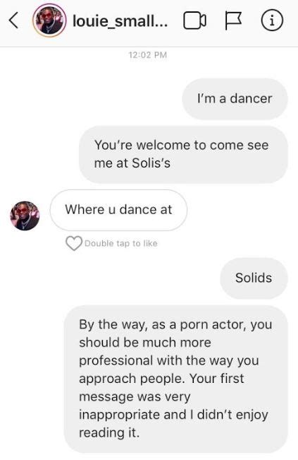 Self Proclaimed King Of Porn A K A Louie Smalls 69 Doesnt Know How To Respect Women