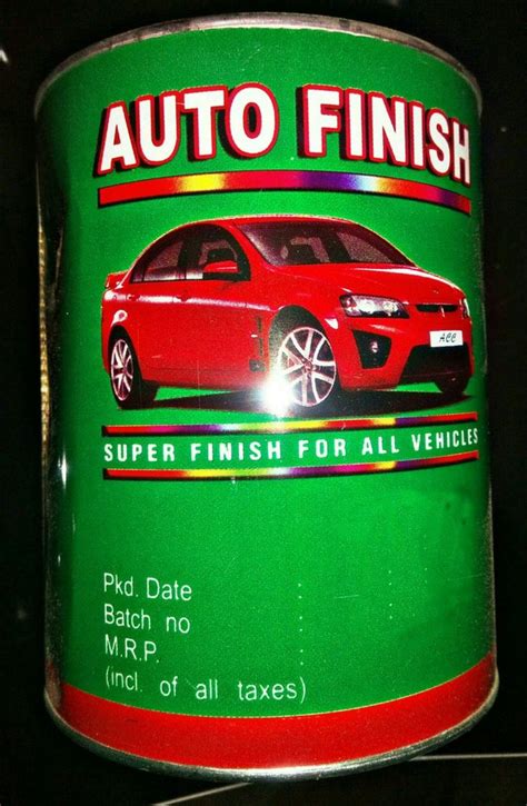 High Gloss Acc Auto Finish Metallic Paint Liquid At Rs 340liter In Salem