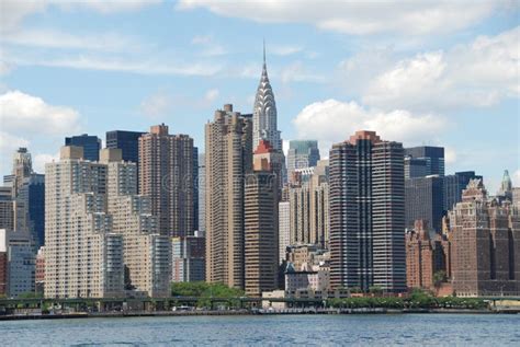 NYC: View of East Midtown Manhattan Skyline Stock Photo - Image of ...