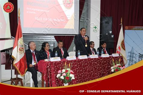 Con Acto Protocolar El Colegio De Ingenieros Del Per Consejo