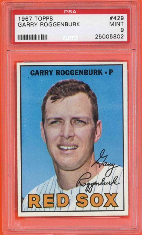 Baseball 1967 Topps Boston Red Sox Gabr611 Set Image Gallery