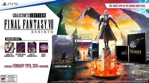 Final Fantasy 7 Rebirth Deluxe et les éditions collector dévoilées