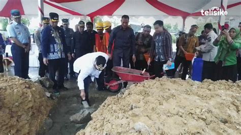 Pembangunan Gerbang Batas Kota Kendari Dimulai Gubernur Ali Mazi Puji