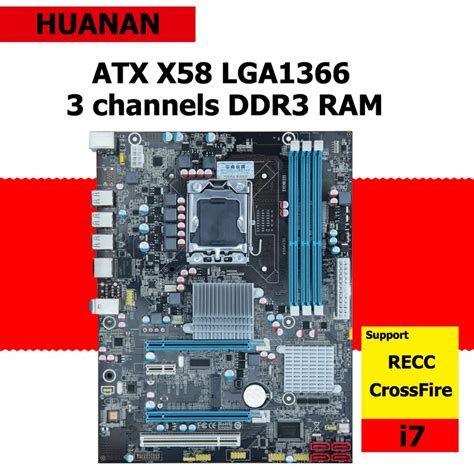 HUANAN X58 motherboard Intel LGA 1366 motherboard LGA1366 desktop ...