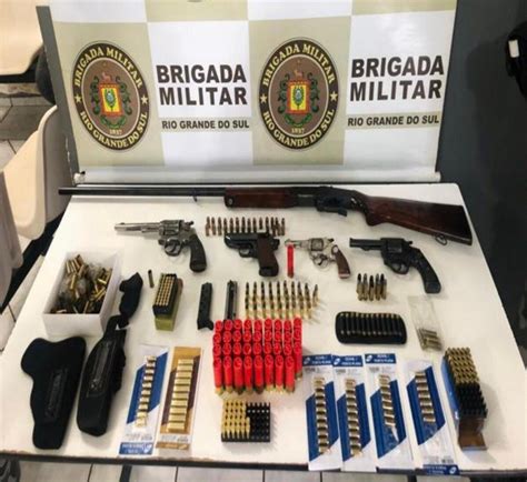 Armas De Fogo São Apreendidas Pela Operação Hórus Em São Luiz Gonzaga