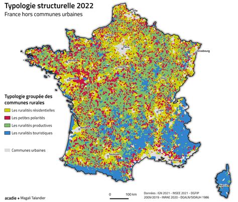 Une nouvelle typologie des espaces ruraux en France Géoconfluences