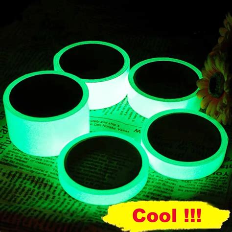 Photoluminescent Green Luminous Tape Sticker Self Adhesive Grow In The