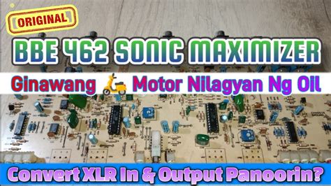 Bbe Sonic Maximizer From Pl To Xlr Audio In Output Repair