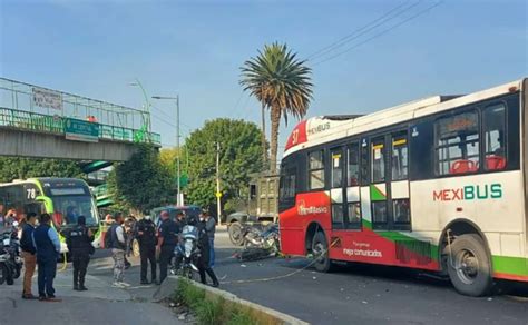 Motociclista Invade Carril Del Mexib S Y Muere Atropellado En Ecatepec