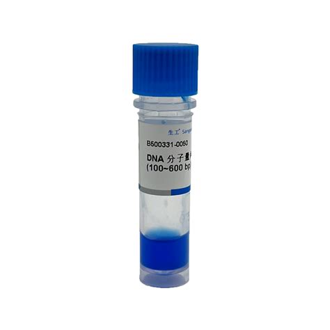 DNA 分子量标准Marker B 100 600 bp DNA Marker B 100 600 bp 生命科学产品与技术服务 生工