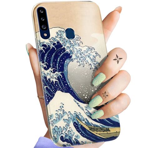 Etui Do Samsung Galaxy A20S Wzory Japonia Kwiaty Tokio Obudowa