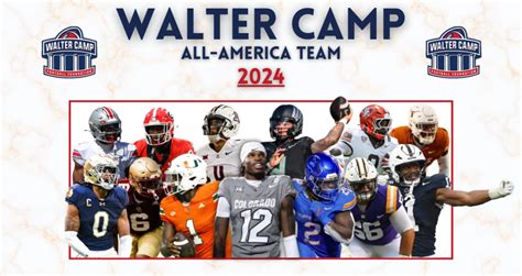 135th Annual Walter Camp All America First And Second Teams Walter