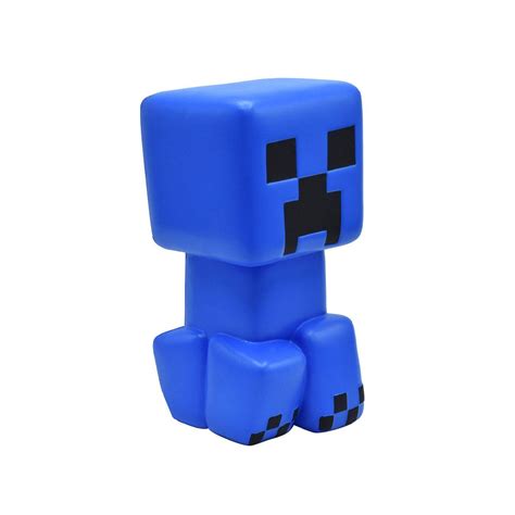 Minecraft Charged Blue Creeper Mega SquishMe Stress Toy