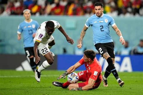 Uruguays Goalkeeper Sergio Rochet Right Makes Editorial Stock Photo