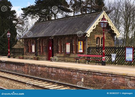 Traditional English Railway Station Editorial Photography - Image: 30382237